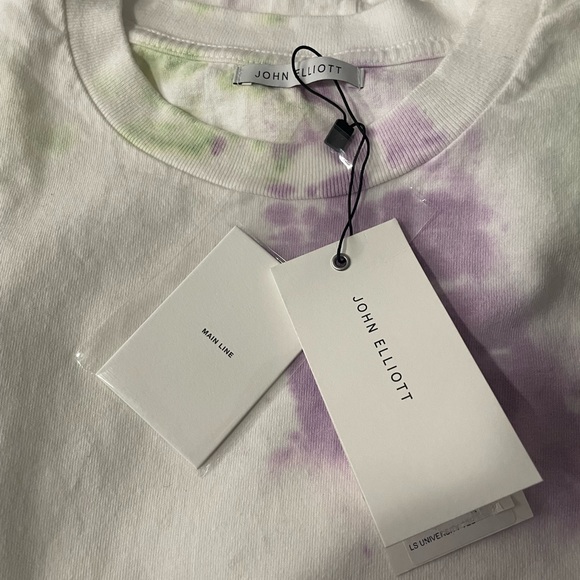 John Elliott Ink Bloom V3 Long Sleeve Tee Sz 4/L - Picture 7 of 10